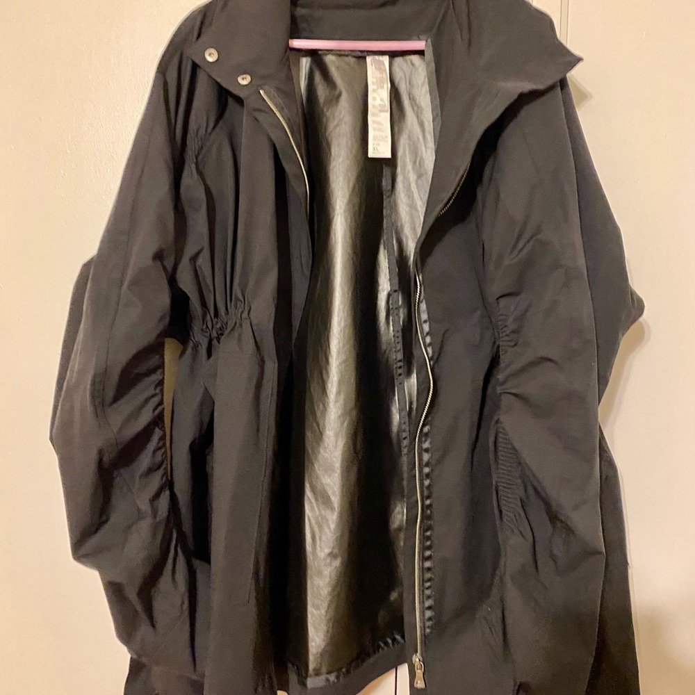 Oversized rain jacket